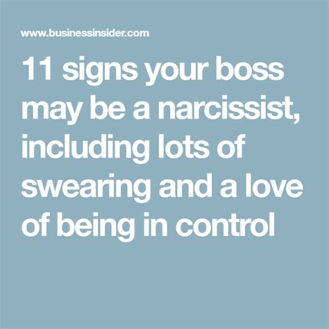 Experts Share 11 Signs Your Boss May Be A Narcissist Including Lots Of