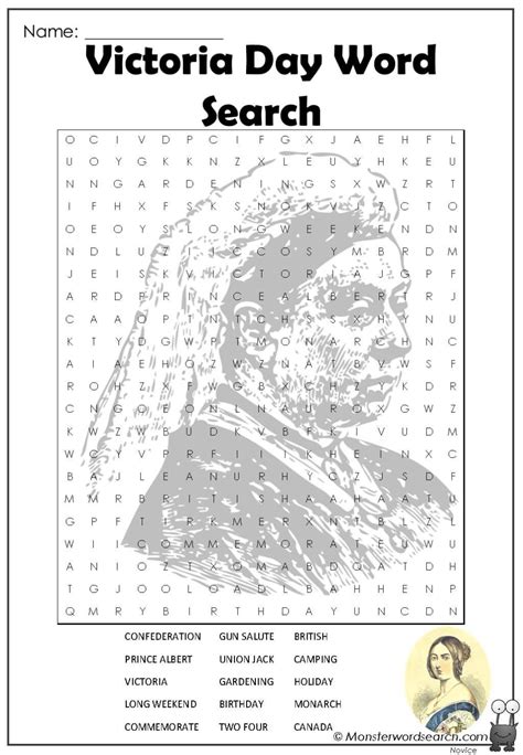 Check Out This Fun Free Victoria Day Word Search Free For Use At Home