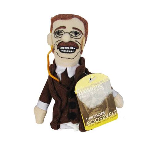 Theodore Roosevelt Plush Finger Puppet Magnet Unemployed Philosophers