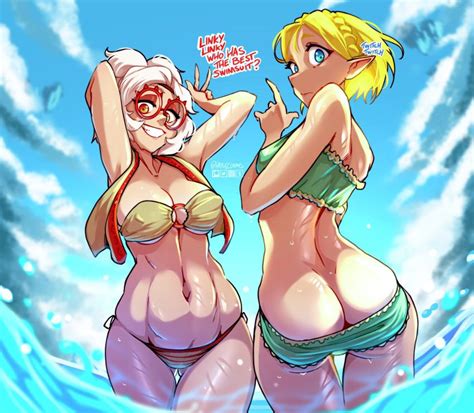 The Legend Of Zelda Sex Art Curvy Figure Swimsuit Curvy Body Big