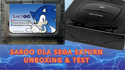 SAROO DLA SEGA SATURN UNBOXING TEST YouTube