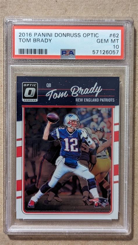 Tom Brady 2016 Optic Base Price Guide Sports Card Investor