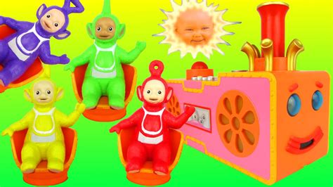 Teletubbies 2016 Pull Along Custard Train Playset Unboxing CBeebies