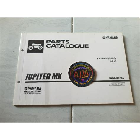 Jual Buku Part Catalog Katalog Copian Yamaha Jupiter MX 2013 Shopee