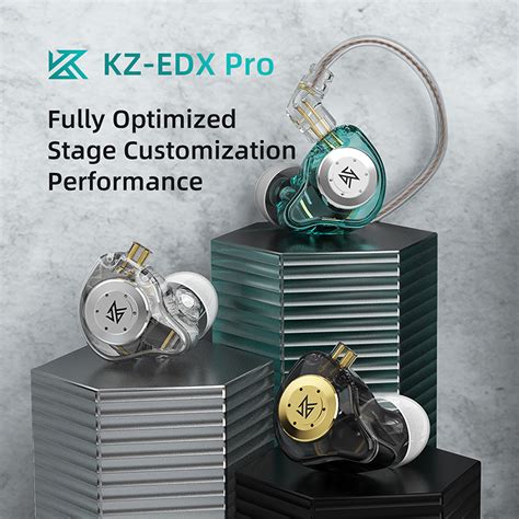 kz edx pro  ear monitor headphones earphones  dd hifi deep bass