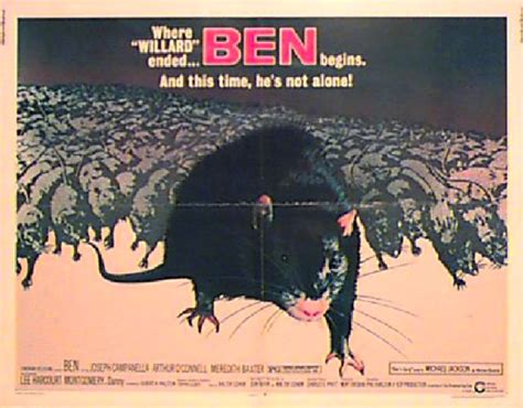 Ben Original 1972 U.S. Half Sheet Movie Poster - Posteritati Movie ...