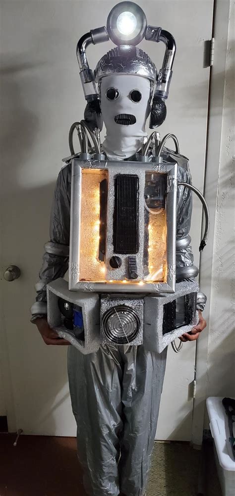 my goofy ahh mondasian cyberman costume : r/doctorwho