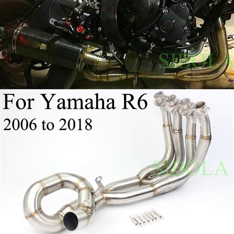 51MM New Middle Link Pipe Full System For YAMAHA YZF R6 R6 2006 2018