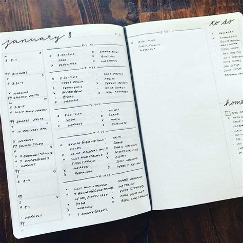 32 Easy Minimalist Bullet Journal Weekly Spreads to Try Right Now