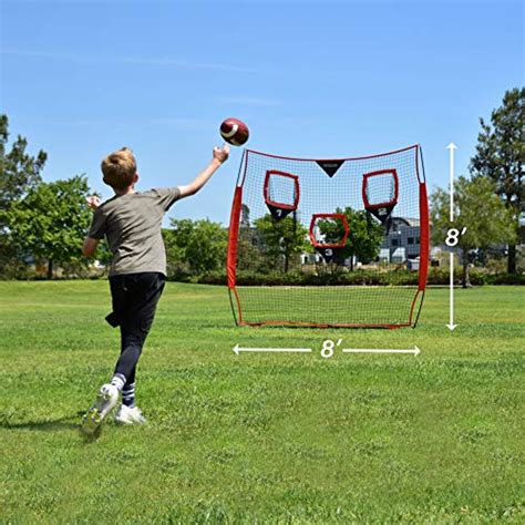 Gosports Football Trainer Throwing Net Choose Between 8 Ft X 8 Ft Or