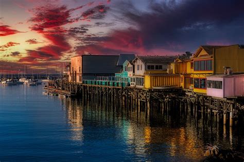 Fisherman' Wharf Sunset Photograph by Mountain Dreams - Fine Art America