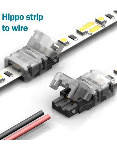 Hippo Led Strip To Wire Connector For Mm Ip Ip Silicone Led Strips