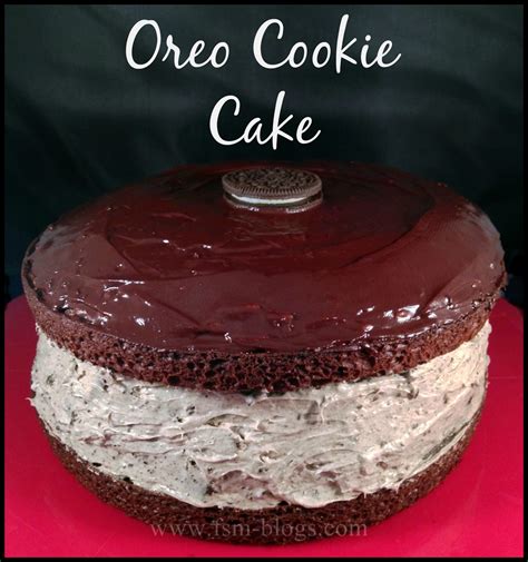 Oreo Cookie Cake #Recipe