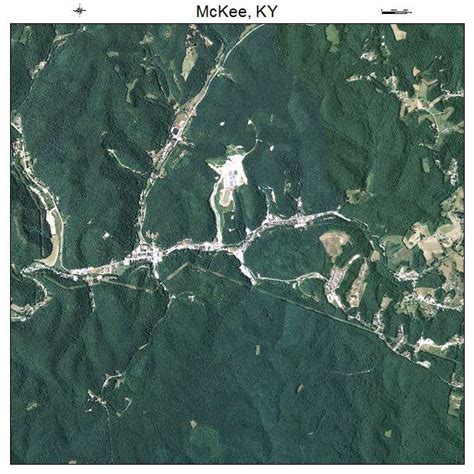 Aerial Photography Map of McKee, KY Kentucky