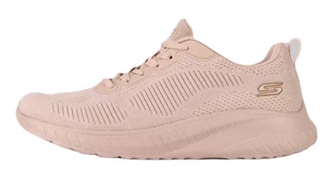 Tenis Skechers Bobs Sport Squad Chaos Mujer nude Envío gratis
