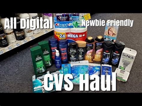 Cvs Extreme Couponing Haul Newbie Friendly All Digitals Used Save A