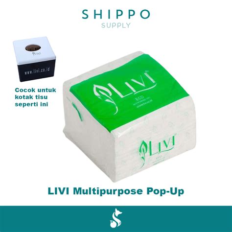 Jual Shippo Supply Livi Eco Tissue Multipurpose Tisu Meja Makan