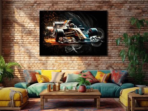 Ferrari F1 Canvas Art, Formula Car Wall Decor, Race Car Poster,gift for ...