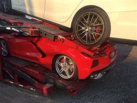 Try Not To Shed A Tear Over C Corvette Crushed By A Maserati On A