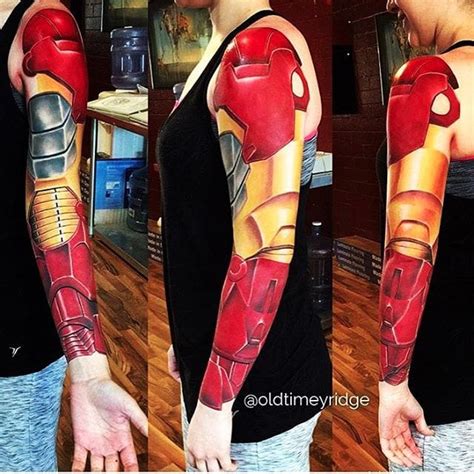 Iron Man Arm Tattoo Designs