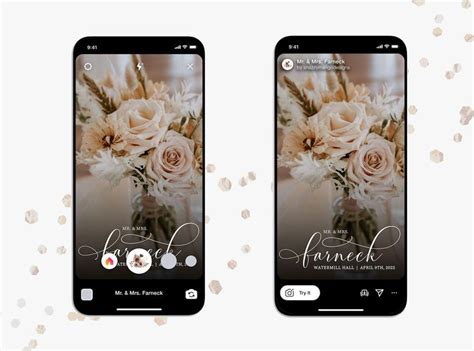 Wedding Instagram Story Filter Calligraphy Instagram Filter Script