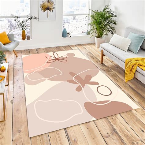 Colorful Minimal, Abstract Rug, Colorful Modern Geometric Rug, Anti ...