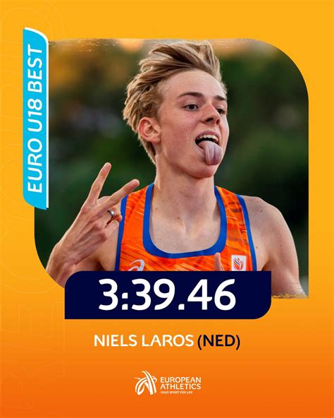 European Athletics On Twitter A Record Breaking Run Niels Laros