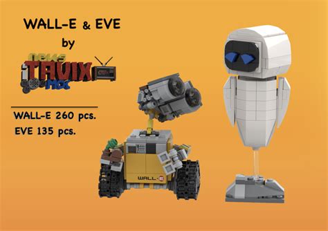 LEGO MOC Wall-e and Eve by iTavix | Rebrickable - Build with LEGO