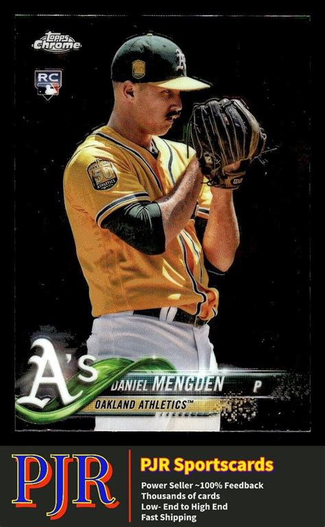 Topps Chrome Update Edition Hmt Daniel Mengden Oakland Athletics