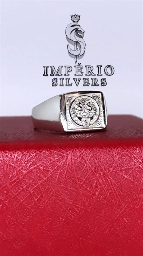 Imp Rio Silvers Compre Online Seu Anel Emoji De Prata