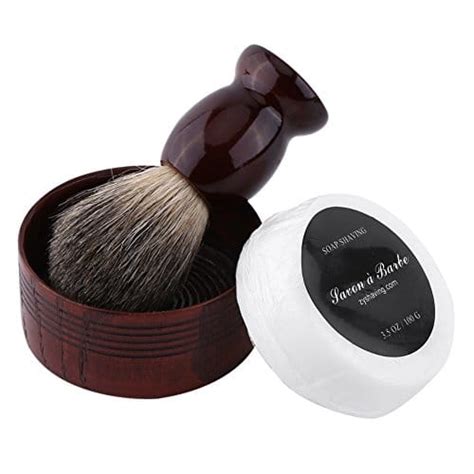 Shaving Brush, 3 in 1 Shaving Bowl Professional Wooden Shave Tool Set ...