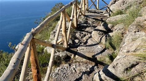 Sentiero Degli Dei A Positano Continua La Riqualificazione Il