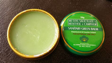 Sanitary Green Balm 10g Lazada Ph