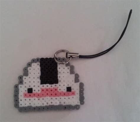 Onigiri Blush Hama Beads Phone Strap By Nubererer On Deviantart