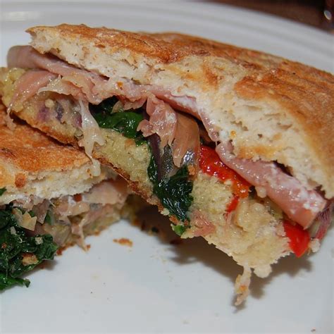 Prosciutto And Provolone Panini Sandwiches Recipe Allrecipes