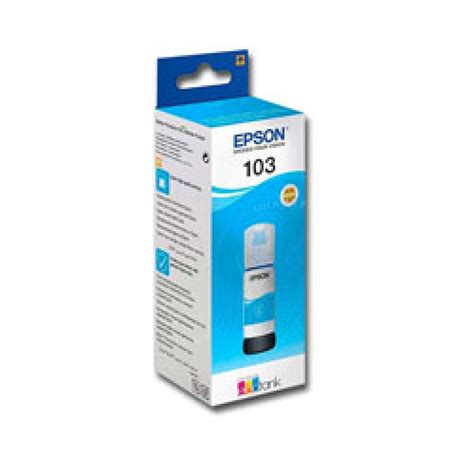 Recharge D Encre Cyan Originale Pour Imprimante EPSON Ecotank L5290