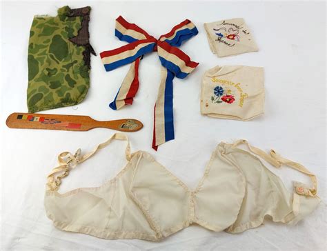 WW2, A soldiers collection of souvenirs from France; including 1944 D ...