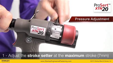 POP Avdel ProSert XTN20 Force Adjustment YouTube