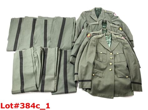 Sold at Auction: US Army Officer's Uniforms