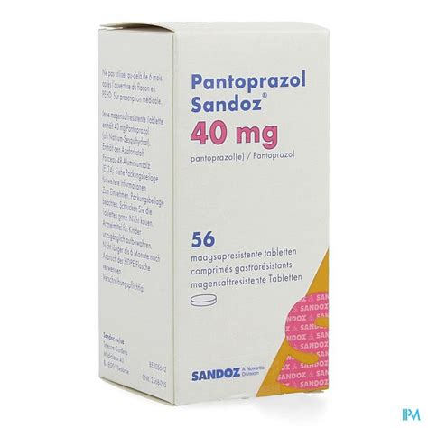 Pantoprazol Mg Sandoz Maagsapresis Tabl Hdpe Apotheek Vanderhaegen