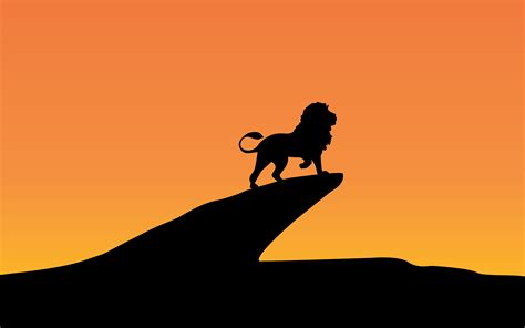 Lion King Silhouette Minimal 4k 8k Wallpapers Hd Wallpapers Id 24766