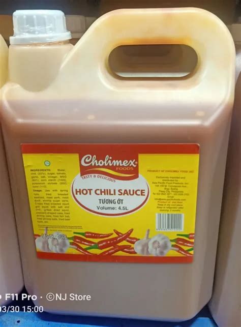 CHOLIMEX HOT CHILI SAUCE 4 5L Lazada PH