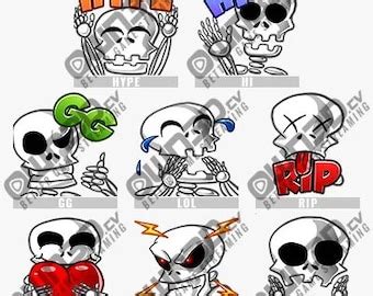 Gorilla Emotes 8 Pack Twitch Kick Youtube Etsy