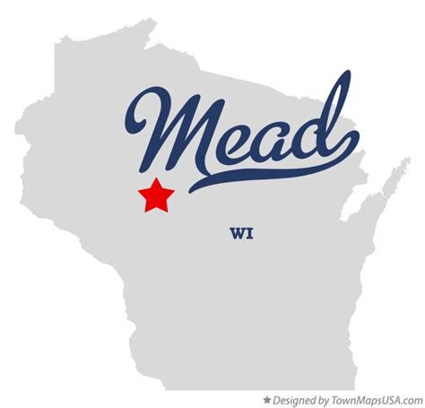 Map of Mead, WI, Wisconsin