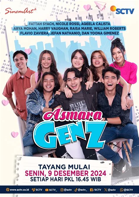 Sinetron Terbaru SCTV Asmara Gen Z Tayang Mulai 9 Desember 2024 Pukul