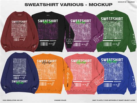 Crewneck Mockup designs, themes, templates and downloadable graphic ...