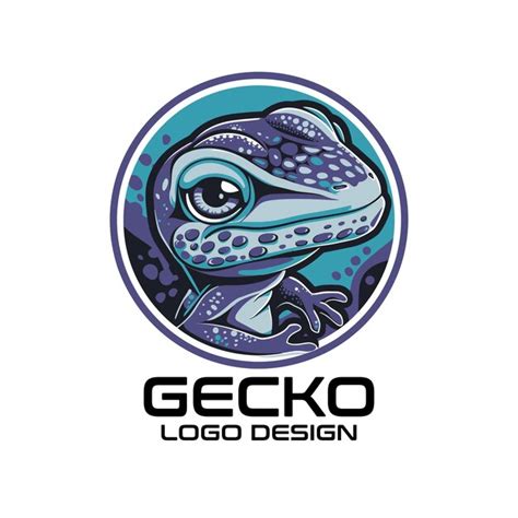 Premium Vector Gecko Cartoon Mascot Logo Design