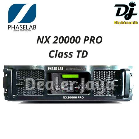 Jual Power Ampli Phaselab Phase Lab Nx Pro Nx Pro