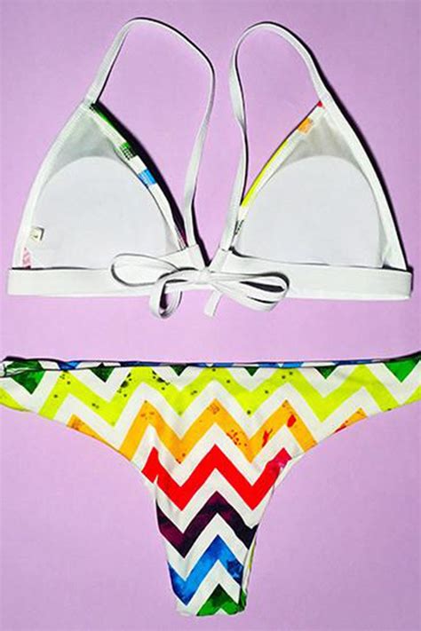 Lucky Women Rainbow Bikini Set