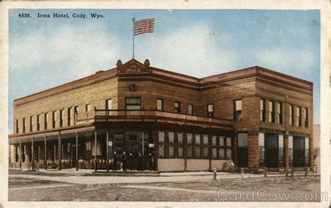 Irma Hotel Cody, WY Postcard